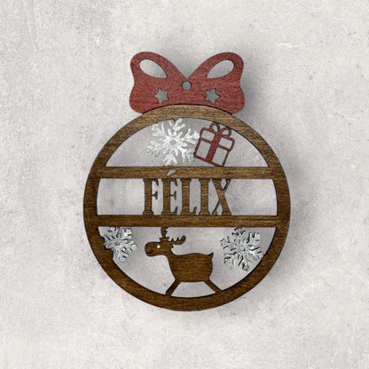 Personalized Christmas ornament – with name