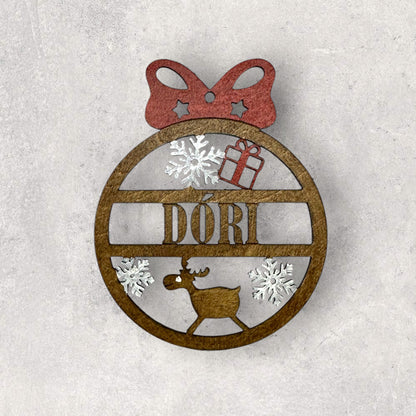 Personalized Christmas ornament – with name