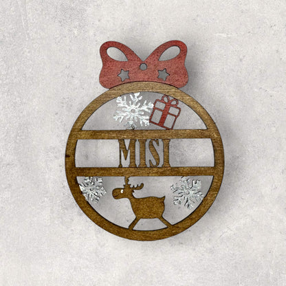 Personalized Christmas ornament – with name