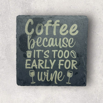 Slate drink coasters