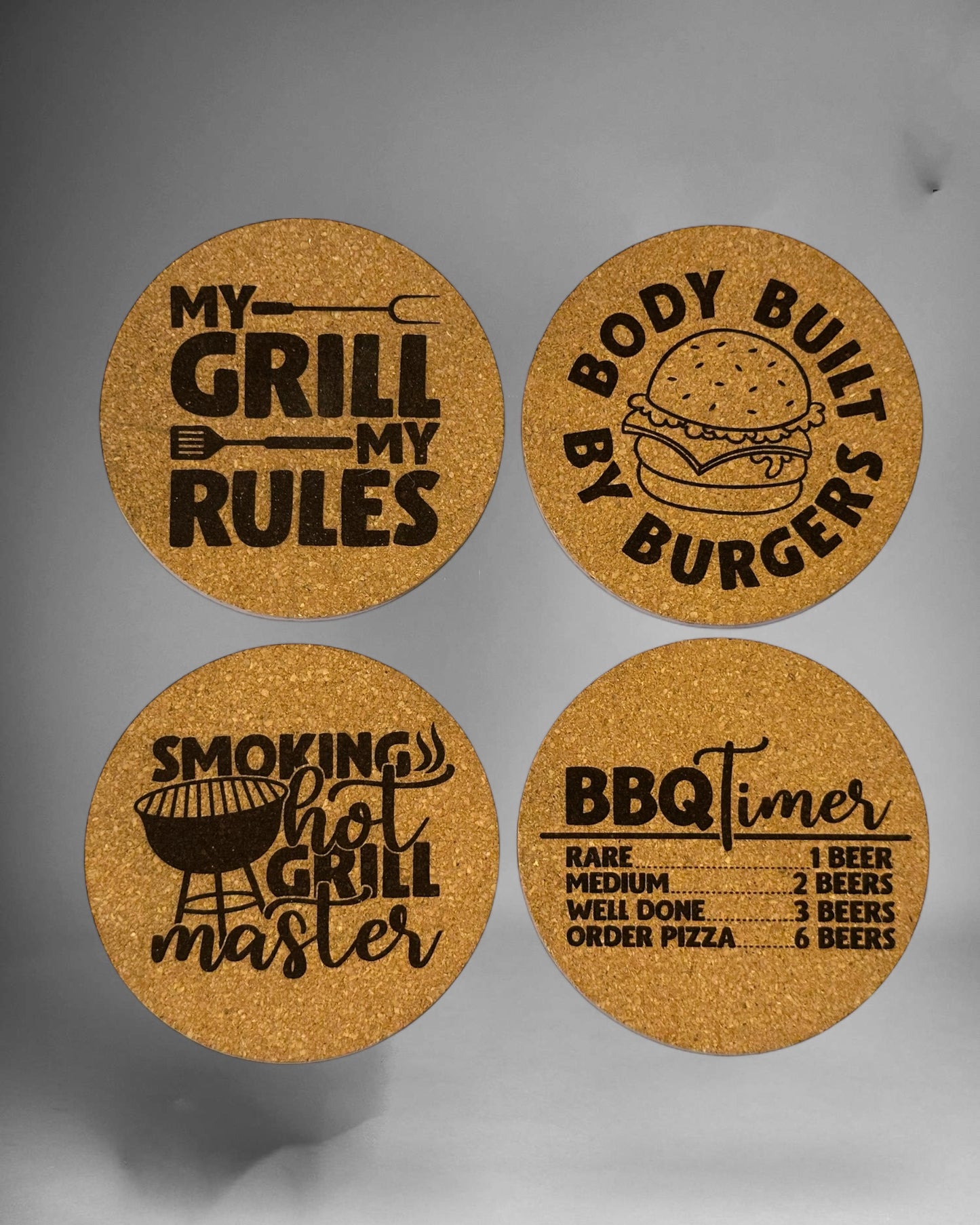 Cork coasters