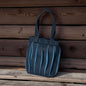 Mushroom denim handbag