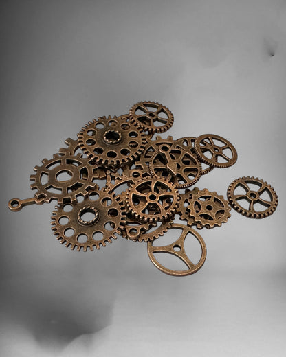 Mini metal gears - bronze