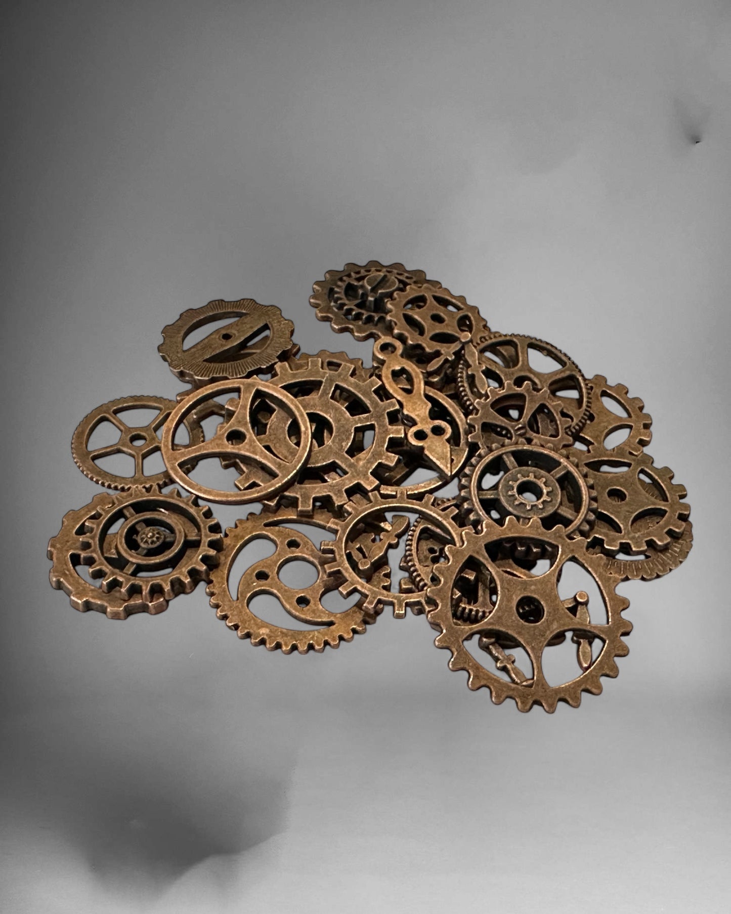 Mini metal gears - bronze