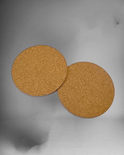 Custom cork coasters