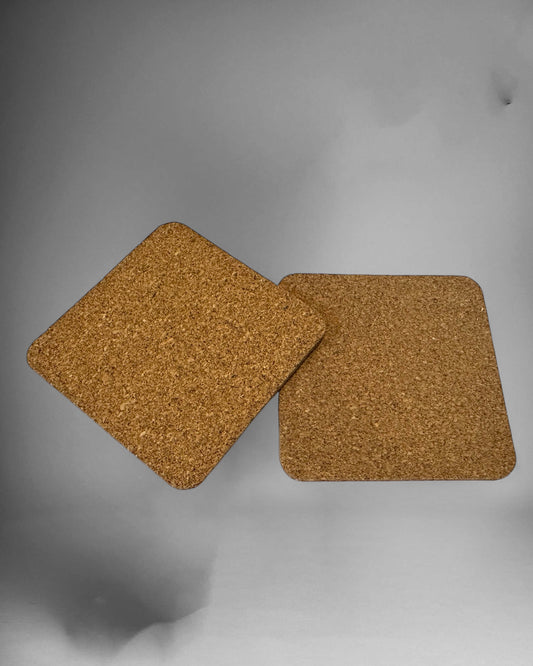 Custom cork coasters